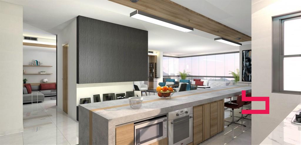 Easy access among kitchen, breakfast and dining areas